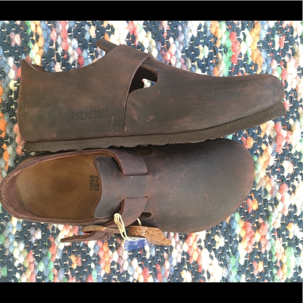 Unisex London Birkenstock leather size 37/240